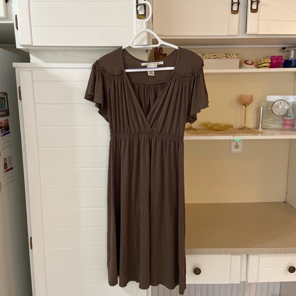 Olive Green Midi Dress